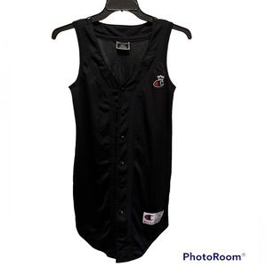 Champion Baseball Dress Black Size Small FINAL
